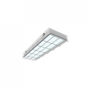 Светодиодный светильник "ВАРТОН" спортивный накладной 595*200*50мм 18 ВТ 4000К IP40 с защитной сеткой