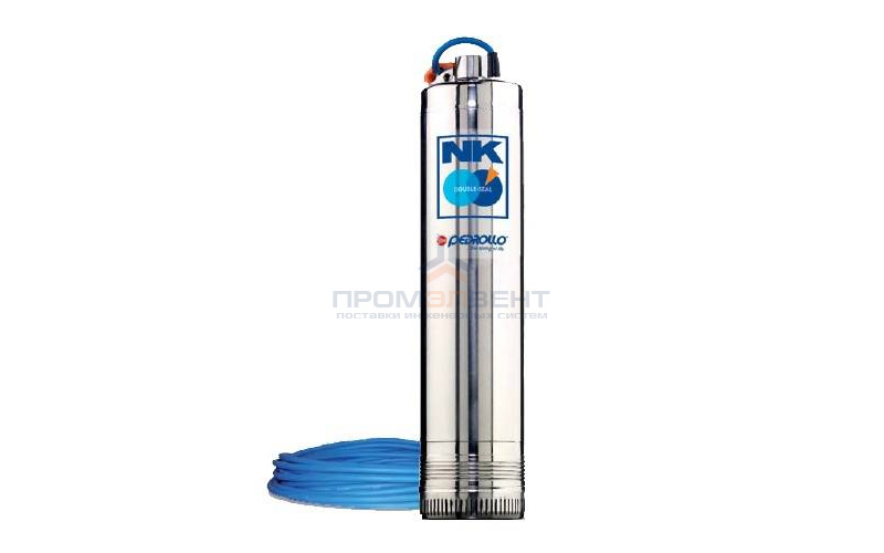 Насос колодезный Pedrollo NK 4/3-N (0,55 кВт, Qmax 120 л/мин, Hmax 39 м, 3x400В, без поплавка)