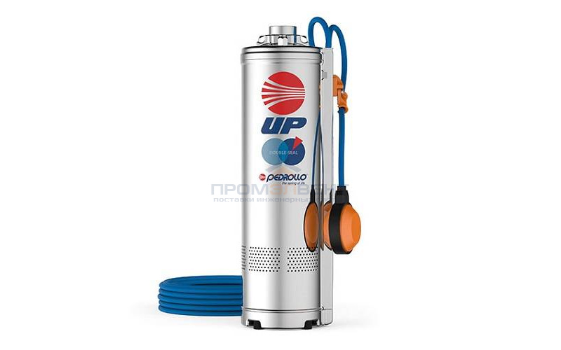 Насос колодезный Pedrollo UPm 8/4-GE (1,5 кВт, Qmax 180 л/мин, Hmax 50 м, 1x230В, с поплавком)