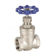 Задвижка клиновая GENEBRE 2200 - 1"1/2 (ВР/ВР, PN16, Tmax 180°C, ручка-вентиль, нерж.сталь)