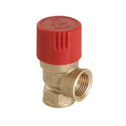 Клапан предохранительный VALTEC VT.0490 - 1/2", сброс 1/2" (НР/ВР, Рн 3 бар, для систем отопления)