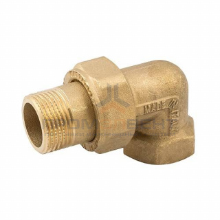 Сгон угловой американка ELSEN METALIT EBF27 - 1"1/2 (НР/ВР, плоское уплотнение)