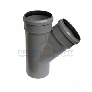 Тройник 45° редукционный для внутренней канализации Valsir - 40 x 32