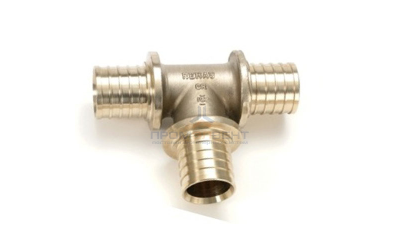 Тройник REHAU - 17 (латунь, для труб из сшитого полиэтилена RAUTHERM S)