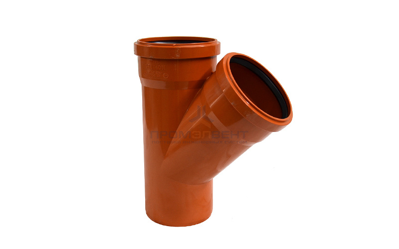 Тройник SINIKON НПВХ 250/250x45