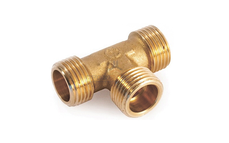 Тройник латунный резьбовой равнопроходный STOUT (НР) - 1/2