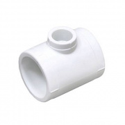 Тройник переходной Fusitek - 63 x 40 x 63 (для полипропиленовых труб под пайку, цвет белый)
