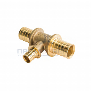 Тройник переходной STOUT - 25 x 16 x 16 (для труб из сшитого полиэтилена)