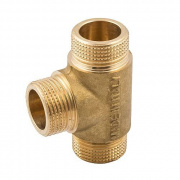 Тройник с наружной резьбой ELSEN METALIT EBF06 - 3/4" (латунь без покрытия)