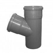 Тройник с отводом на 67° СИНИКОН Standart - 110 (для системы внутренней канализации)