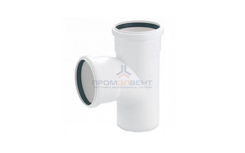 Тройник с отводом на 87° REHAU RAUPIANO PLUS - 90 (для системы внутренней канализации)