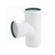 Тройник с отводом на 87° REHAU RAUPIANO PLUS - 90 (для системы внутренней канализации)