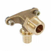 Водорозетка с наружной резьбой REHAU RX - 20 x 3/4" (бронза для труб из сшитого плиэтилена RAUTITAN)