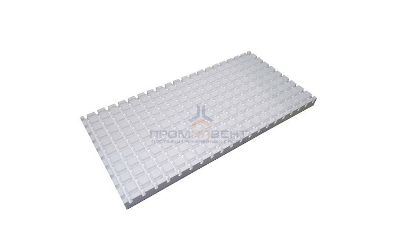 Мат для фиксации труб теплого пола ТЕПОЛ 16-50 ЛАЙТ - 1000x500 мм (с бобышками)