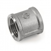 Муфта латунная резьбовая STOUT - 2" (никелированная)
