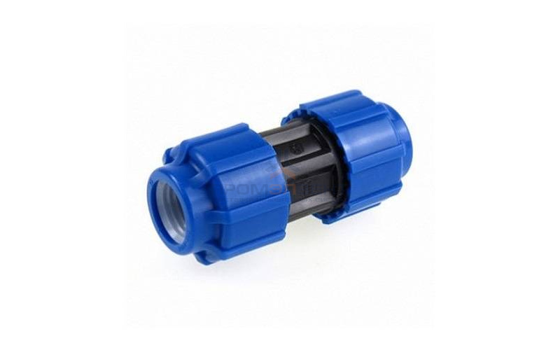 Муфта Политэк - 63 (винтовая, для труб ПНД)