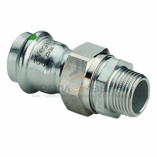 Муфта разъемная Viega Sanpress Inox 2365 - 15 x 1/2" (нержавеющая сталь)