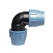 Отвод 90° UNIDELTA 1006 - 75 (винтовой, для труб ПНД)