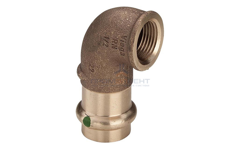 Отвод 90° Viega G3 Sanpress 2214.2 - 15 x 3/8