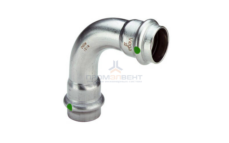 Отвод 90° Viega Sanpress Inox 2316 - 28 (нержавеющая сталь)