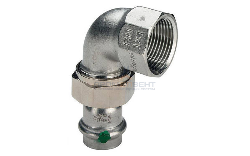 Отвод 90° разъемный Viega Sanpress Inox 2355 - 28 x 1