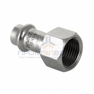 Переход на внутреннюю резьбу VALTEC VTi.902 - 15 x 1/2" (прессовой, для труб из нержавеющей стали)