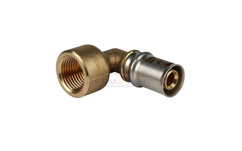 Переход на внутреннюю резьбу угловой STOUT - 16 x 1/2