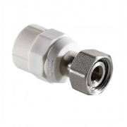 Переход на евроконус VALTEC VTp.708.K - 20 x 1/2"K (для полипропиленовых труб, цвет белый)