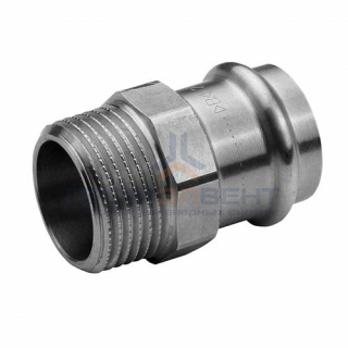 Переход на наружную резьбу Conex Banninger PC 4243G - 18 x 3/4" (оцинкованная сталь)