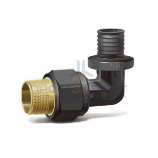 Переход на наружную резьбу угловой Varmega Slide-fit - 16 x 1/2" (для труб из сшитого полиэтилена)