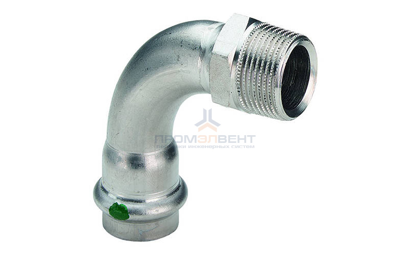 Переход на наружную резьбу угловой Viega G1 Sanpress Inox 2314 - 22 x 3/4