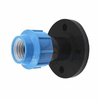 Переход на фланец Политэк - 75 x 3" (винтовая, для труб ПНД)