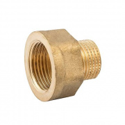 Переход с наружной на внутреннюю резьбу ELSEN METALIT EBF20 - 1/2" x 1" (латунь без покрытия)
