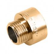 Переходник латунный с внутренней резьбой на наружную STOUT - 1"1/2 x 1"1/4