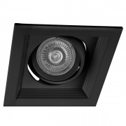 Светильник DLT201 1x50W MAX MR16 G5.3/GU5.3 карданик черный