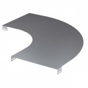 Крышка на угол горизонтальный 90?, осн.600, R300, цинк-ламельная