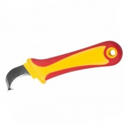 Нож монтажника нержавеющая сталь с "пяткой" 1000V