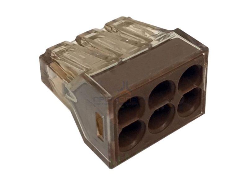 Клеммник WAGO 6 (одножильных) х 1,5-4 мм2 32A Cu [уп. 50шт]