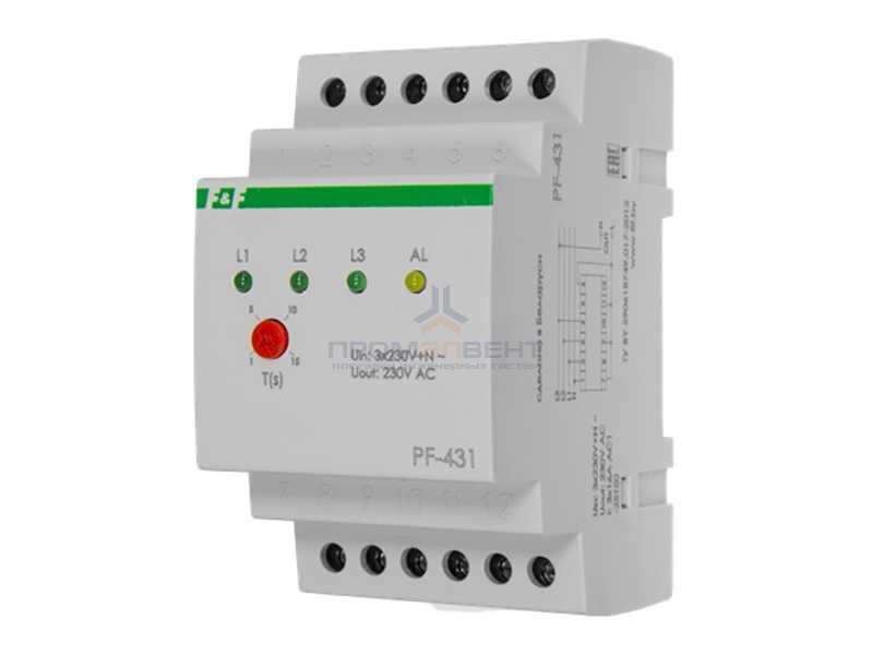 Переключатель фаз автоматический PF-431 16 А