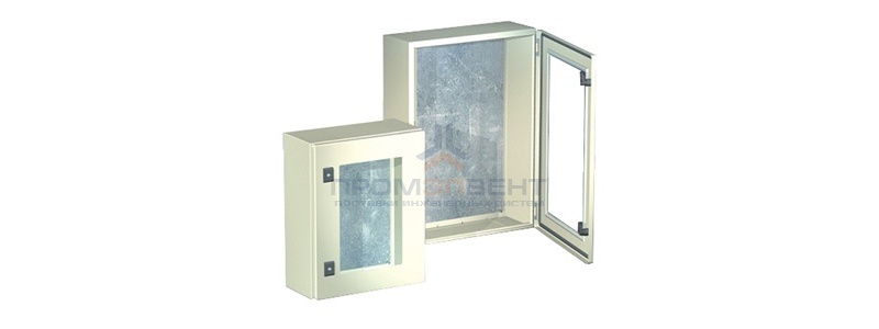 Навесной шкаф CE, с прозрачной дверью, 400 x 600 x 200мм, IP55