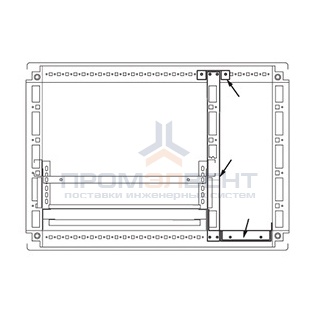 Комплект кабельного отсека, для шкафов CQE 2000 x 600мм