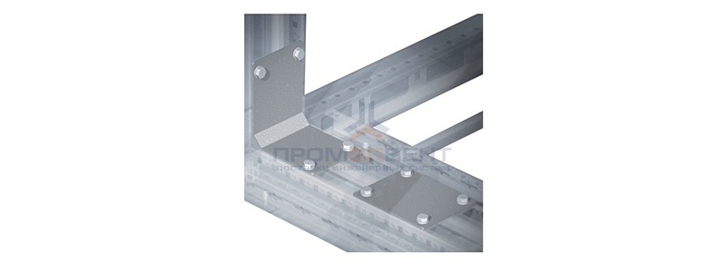 Прямой соединитель, для тяжёлых шкафов CQE, 1 упаковка - 4шт.