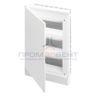 ABB Basic E Бокс в нишу 36М белая непрозрачная дверь (c клеммами)